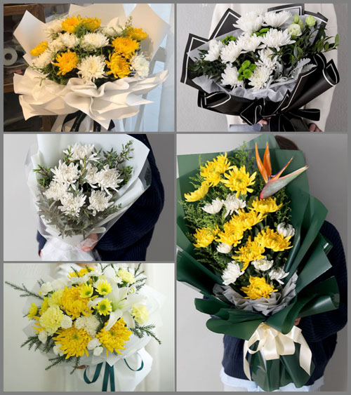 贵州贵阳修文县谷堡乡白事花束代送